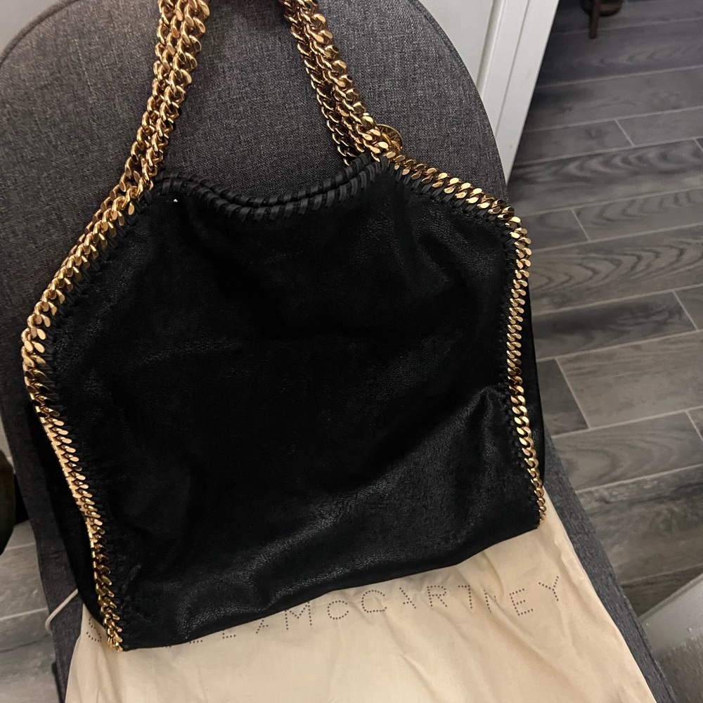 Stella McCartney Black and Gold Falabella large - used in GREAT CONDITION